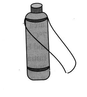 Vintage Water Flask Illustration PNG image