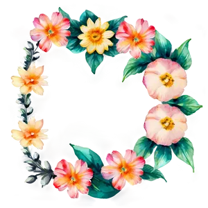 Vintage Watercolor Flowers PNG 25 PNG