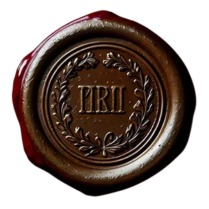 Vintage Wax Seal Png 06132024 PNG image