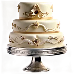 Vintage Wedding Cake Design PNG 06122024 PNG