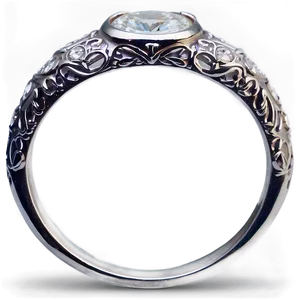 Vintage Wedding Rings Png Mty PNG image