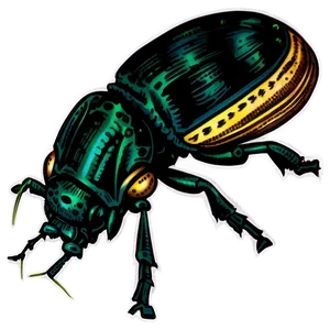 Vintage Weevil Illustration Png 64 PNG image