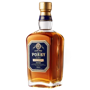 Vintage Whisky Bottle Png 06262024 PNG image