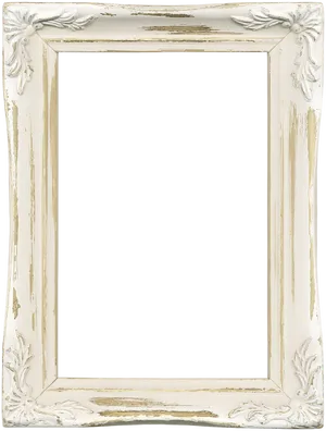 Vintage White Photo Frame