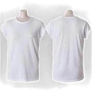 Vintage White T-shirt PNG Dow