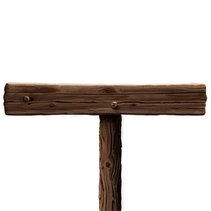 Vintage Wood Post Design Png Hjv54 PNG image