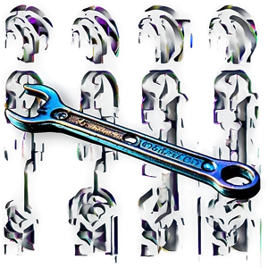 Vintage Wrench PNG 05252024