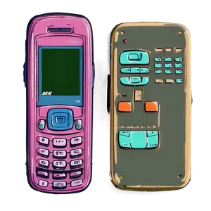 Vintage Y2k Cellphone Png Res7 PNG image