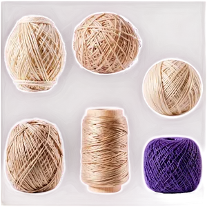 Vintage Yarn Ball Png 06212024 PNG image