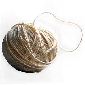 Vintage Yarn Ball Png 06212024 PNG image