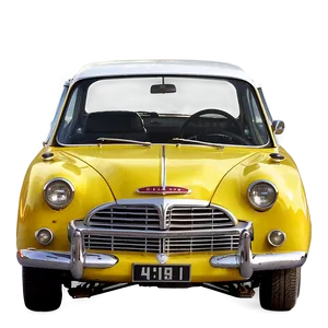 Vintage Yellow Car Image Png 21 PNG image