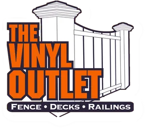 Vinyl Outlet Logo Fence Decks Railings PNG image