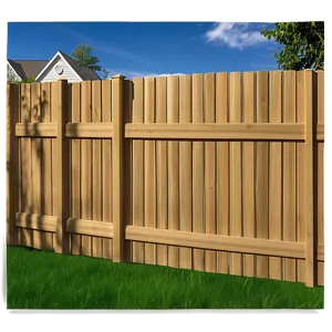 Vinyl Privacy Fence Png 1 PNG image