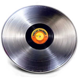 Vinyl Record In Motion PNG 05242024