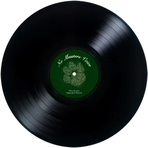 Vinyl Record No Masters Voice PNG image