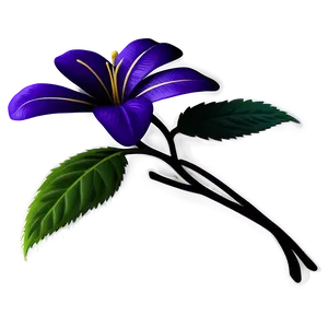 Violet Flower Sticker PNG 38 PNG