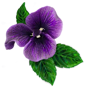 Violet Flower Sticker PNG Uic PNG