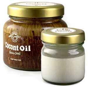 Virgin Coconut Oil Jar Png 57 PNG image