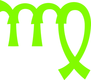 Virgo Zodiac Symbol Green PNG image