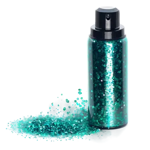 Viridian Green Glitter Spray Png 06252024 PNG image