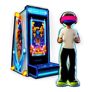 Virtual Reality Arcade Games PNG 06292024