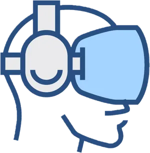 Virtual Reality Headset Icon PNG image