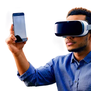 Virtual Reality Meeting Room PNG 05242024