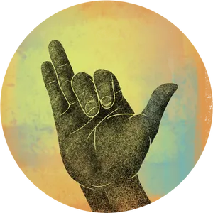 Vishnu Mudra Hand Gesture PNG image