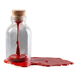 Vital Liquid: Blood Splatter PNG 04302024