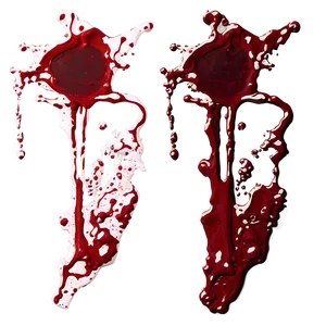 Vital Liquid: Blood Splatter PNG Mor32