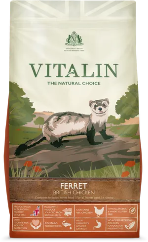 Vitalin Ferret Food British Chicken PNG