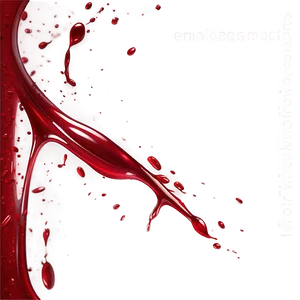 Vitality's Essence: Blood Splash Effect PNG Pju
