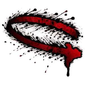 Vitality's Red: Blood Splatter Art PNG 04302024