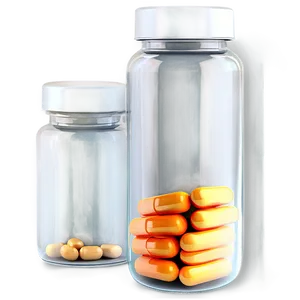 Vitamins Pill Bottle PNG Vda40 PNG