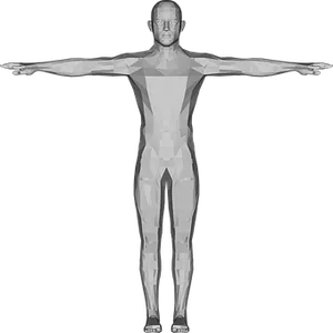 Vitruvian Man3 D Model