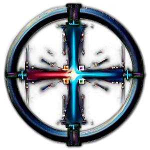 Vivid Dot Crosshair PNG Iun