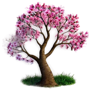 "vivid Spring Blossom Tree PNG" Ecm
