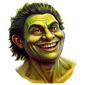 Vivid Trollface Illustration PNG Ooy PNG