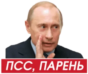 Vladimir Putin Gesture Meme PNG image