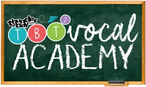 Vocal Academy Chalkboard PNG