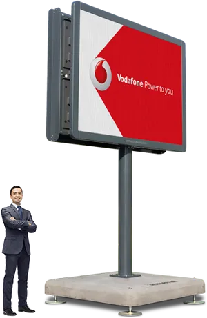 Vodafone Billboard Advertisement PNG image