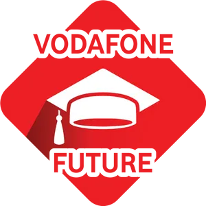 Vodafone Future Graduation Cap Logo PNG image