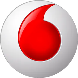 Vodafone Logo Red Speech Bubble PNG image