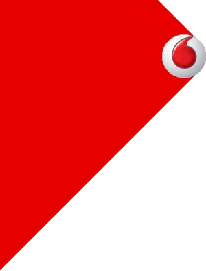Vodafone Logoon Red Background PNG image