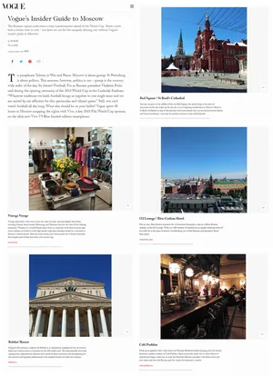 Vogue Moscow Insider Guide PNG image