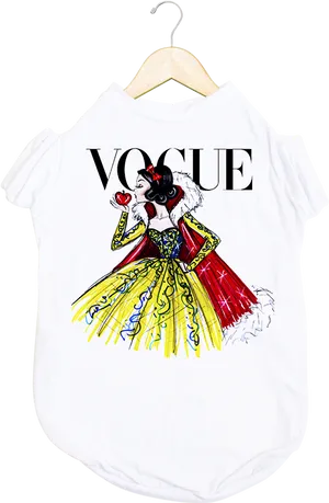 Vogue Snow White Baby Onesie PNG image