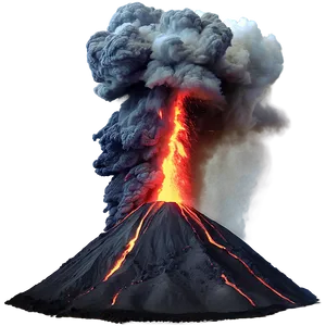Volcanic Eruption Explosion Png Hal6 PNG image