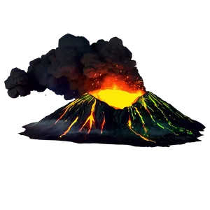 Volcanic Eruption Sequence Png Emm48 PNG image