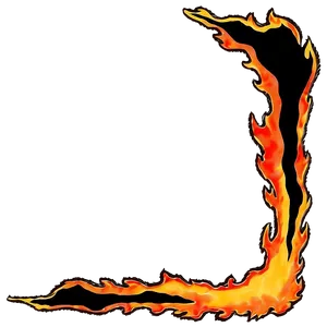 Volcanic Fire Border PNG 06212024
