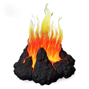 Volcanic Fire Effect PNG Yhk67 PNG
